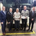 Trans-Bridge Lines Honors Angel Solano with Silver Service Award