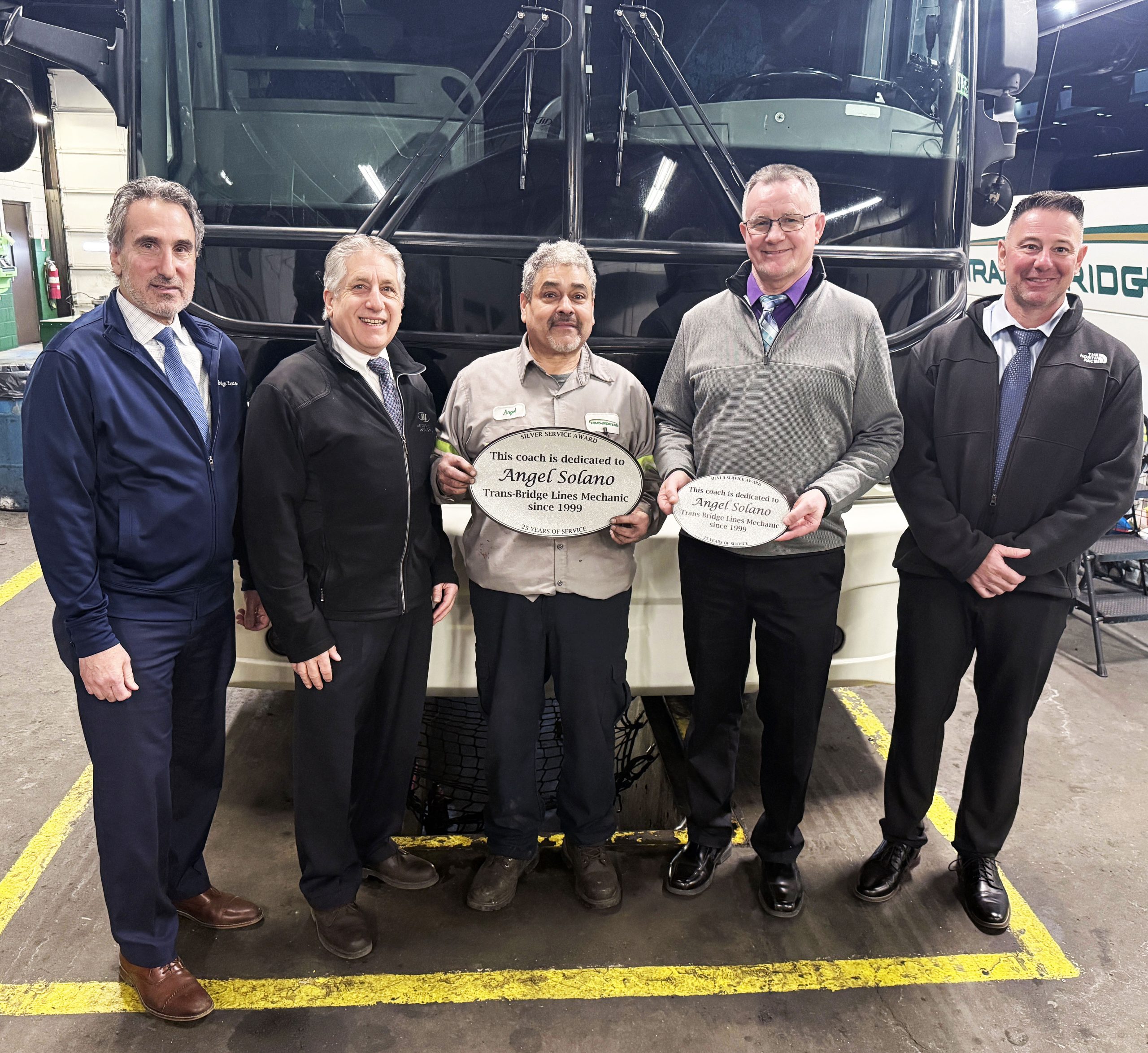 Read more about the article Trans-Bridge Lines Honors Angel Solano with Silver Service Award